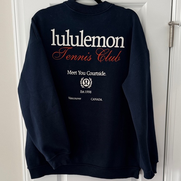 Lululemon navy tennis crewneck - Picture 1 of 3